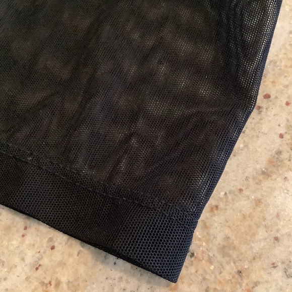 J Valdi Swimwear Black Sheer Mesh Pants Coverup Size Medium - Picture 4 of 4